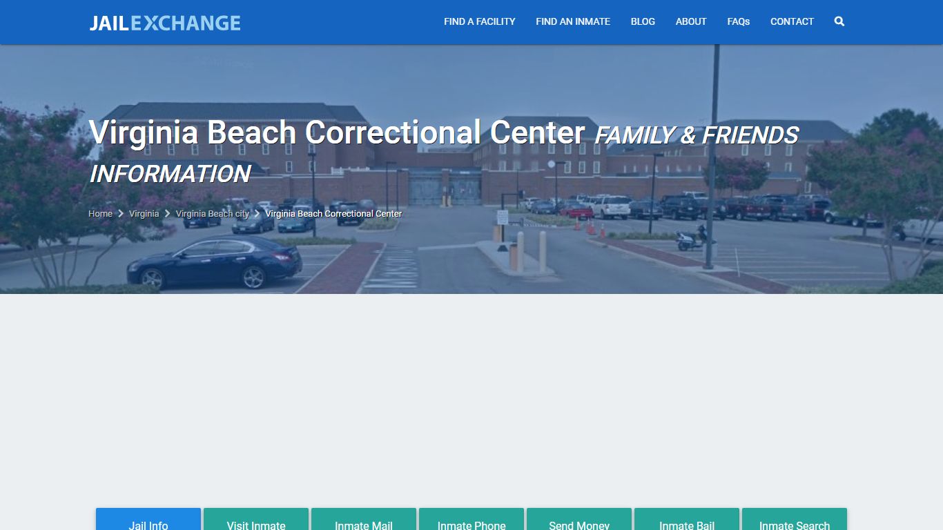 Virginia Beach Correctional Center VA | Booking, Visiting, Calls, Phone